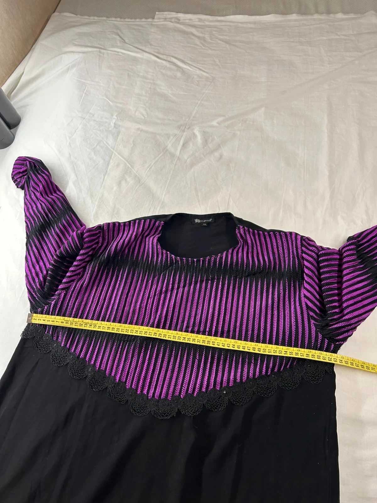 Zwarte lange traditionele jurk Violet Étoile d’Orient – photo 8
